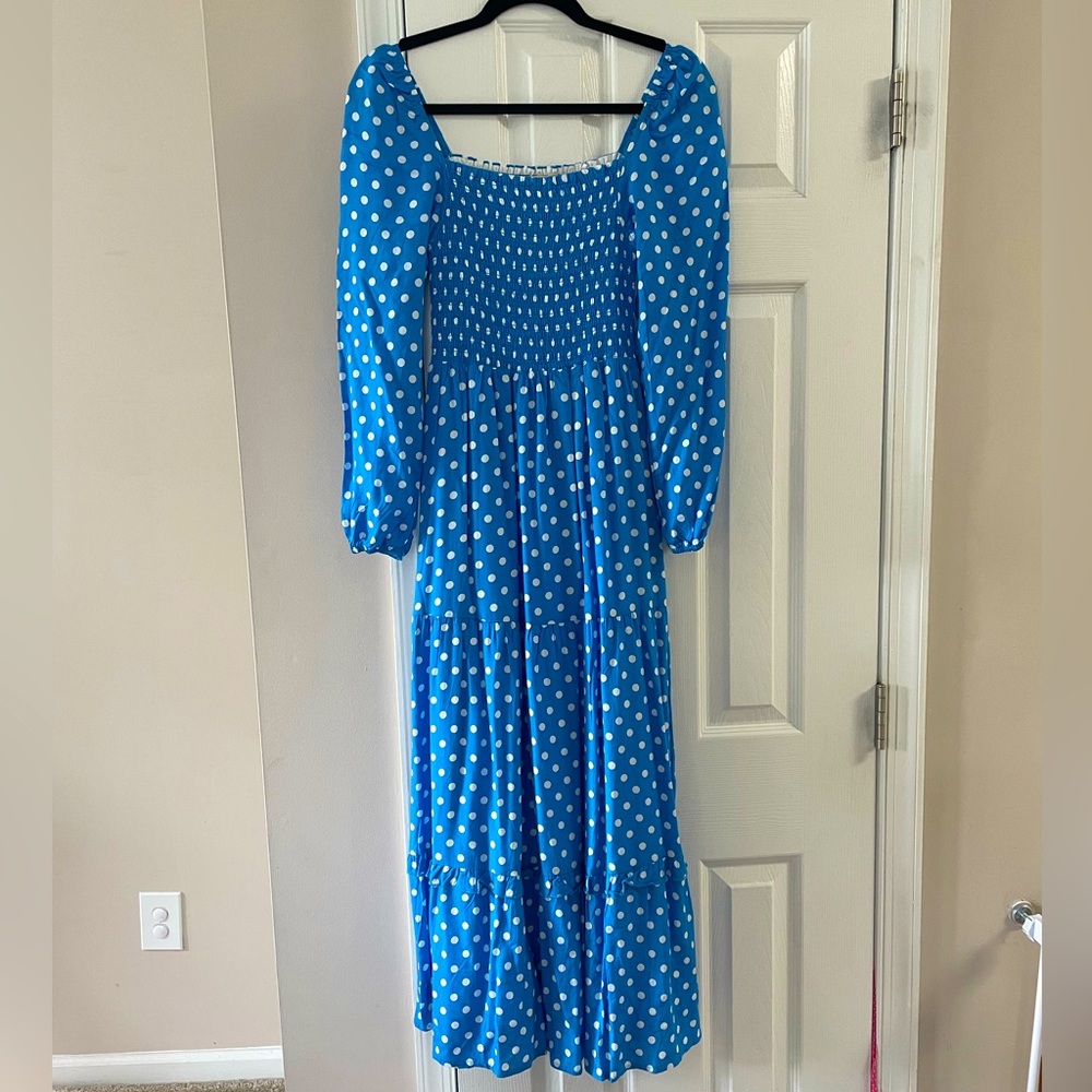 Anthropologie Dolan Left Coast Lane Blue Maxi - Size S